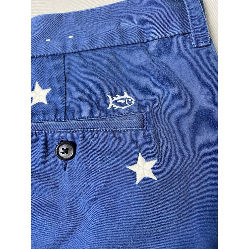 Southern Tide Men’s Shorts Star Spangled Yacht Blue Size W40 MSRP $ 99.50 - Picture 5 of 11